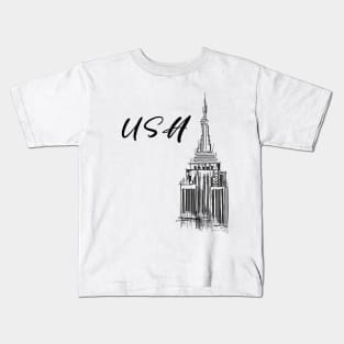 Skyscraper of New York Kids T-Shirt